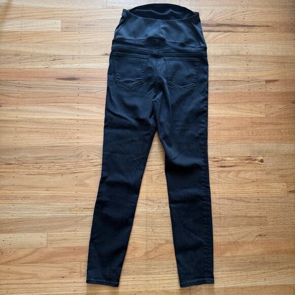 Madewell Maternity Over the Belly Skinny Black Jeans Size 27 Stretch Support - Picture 6 of 10